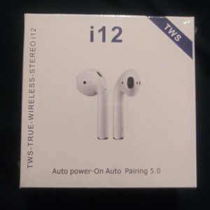 I12 - TWS True wireless stereo -wireless earphone buds-NEW
